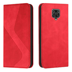 Custodia Portafoglio In Pelle Cover con Supporto H03X per Xiaomi Poco M2 Pro Rosso