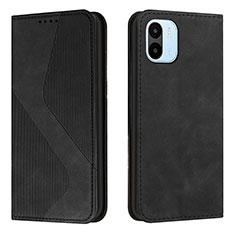 Custodia Portafoglio In Pelle Cover con Supporto H03X per Xiaomi Redmi A2 Nero