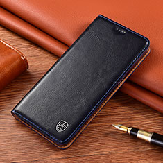 Custodia Portafoglio In Pelle Cover con Supporto H04P per Motorola Moto G100 5G Blu