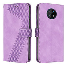 Custodia Portafoglio In Pelle Cover con Supporto H04X per Nokia G50 5G Viola