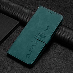 Custodia Portafoglio In Pelle Cover con Supporto H04X per Nothing Phone 1 Verde