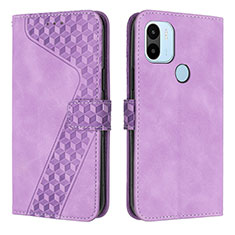 Custodia Portafoglio In Pelle Cover con Supporto H04X per Xiaomi Redmi A1 Plus Viola