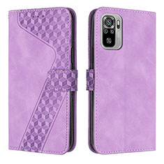 Custodia Portafoglio In Pelle Cover con Supporto H04X per Xiaomi Redmi Note 11 SE India 4G Viola