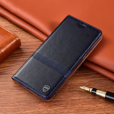 Custodia Portafoglio In Pelle Cover con Supporto H05P per Xiaomi Mi Note 10 Lite Blu