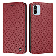 Custodia Portafoglio In Pelle Cover con Supporto H05X per Xiaomi Poco C50 Rosso