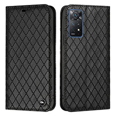 Custodia Portafoglio In Pelle Cover con Supporto H05X per Xiaomi Redmi Note 11 Pro 5G Nero