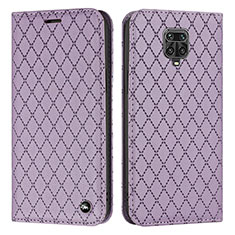 Custodia Portafoglio In Pelle Cover con Supporto H05X per Xiaomi Redmi Note 9S Viola