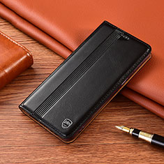 Custodia Portafoglio In Pelle Cover con Supporto H06P per Xiaomi Redmi Note 11 4G (2022) Nero