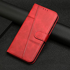 Custodia Portafoglio In Pelle Cover con Supporto H06X per Nothing Phone 1 Rosso