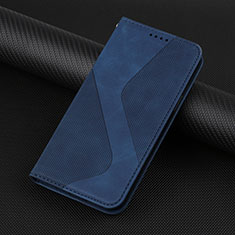 Custodia Portafoglio In Pelle Cover con Supporto H07X per Google Pixel 6 5G Blu