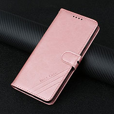 Custodia Portafoglio In Pelle Cover con Supporto H08X per Google Pixel 6 Pro 5G Oro Rosa