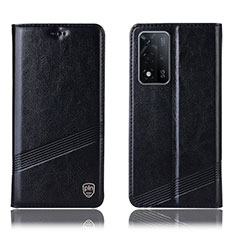 Custodia Portafoglio In Pelle Cover con Supporto H09P per Oppo A93s 5G Nero