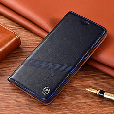 Custodia Portafoglio In Pelle Cover con Supporto H09P per Samsung Galaxy S23 5G Blu