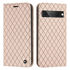 Custodia Portafoglio In Pelle Cover con Supporto H09X per Google Pixel 7 Pro 5G Oro