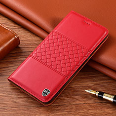 Custodia Portafoglio In Pelle Cover con Supporto H10P per Samsung Galaxy S24 Ultra 5G Rosso