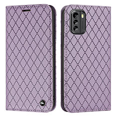 Custodia Portafoglio In Pelle Cover con Supporto H10X per Nokia G60 5G Viola