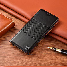 Custodia Portafoglio In Pelle Cover con Supporto H11P per Xiaomi Redmi Note 12 Explorer Nero