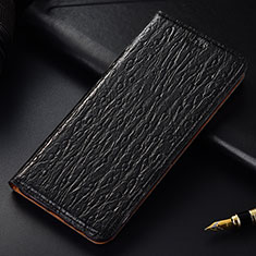 Custodia Portafoglio In Pelle Cover con Supporto H15P per Samsung Galaxy A9 Star Pro Nero