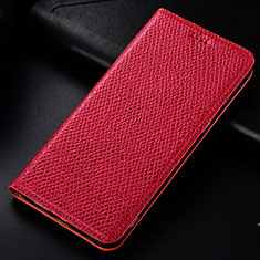 Custodia Portafoglio In Pelle Cover con Supporto H15P per Samsung Galaxy F23 5G Rosso