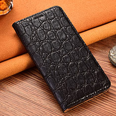 Custodia Portafoglio In Pelle Cover con Supporto H16P per Xiaomi Redmi Note 11E Pro 5G Nero