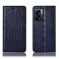 Custodia Portafoglio In Pelle Cover con Supporto H18P per OnePlus Nord N300 5G Blu