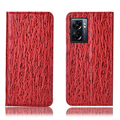 Custodia Portafoglio In Pelle Cover con Supporto H18P per OnePlus Nord N300 5G Rosso