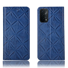 Custodia Portafoglio In Pelle Cover con Supporto H19P per OnePlus Nord N200 5G Blu