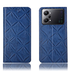 Custodia Portafoglio In Pelle Cover con Supporto H19P per Oppo K10 Pro 5G Blu