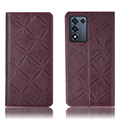 Custodia Portafoglio In Pelle Cover con Supporto H19P per Realme 9 SE 5G Rosso Rosa