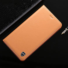 Custodia Portafoglio In Pelle Cover con Supporto H20P per Vivo iQOO 8 5G Arancione