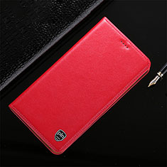 Custodia Portafoglio In Pelle Cover con Supporto H21P per Asus ROG Phone 5s Pro Rosso