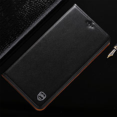 Custodia Portafoglio In Pelle Cover con Supporto H21P per Huawei Honor 80 Pro Flat 5G Nero