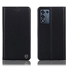 Custodia Portafoglio In Pelle Cover con Supporto H21P per Realme Q3s 5G Nero