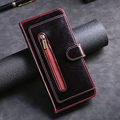 Custodia Portafoglio In Pelle Cover con Supporto JDK per Xiaomi Redmi K40 5G Rosso