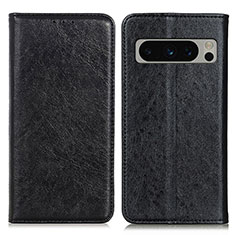 Custodia Portafoglio In Pelle Cover con Supporto K01Z per Google Pixel 8 Pro 5G Nero