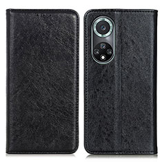 Custodia Portafoglio In Pelle Cover con Supporto K01Z per Huawei Nova 9 Pro Nero