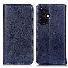 Custodia Portafoglio In Pelle Cover con Supporto K01Z per OnePlus Nord CE 3 5G Blu