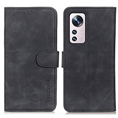 Custodia Portafoglio In Pelle Cover con Supporto K01Z per Xiaomi Mi 12X 5G Nero