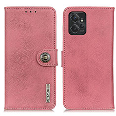 Custodia Portafoglio In Pelle Cover con Supporto K02Z per Motorola Moto G Power 5G (2023) Rosa