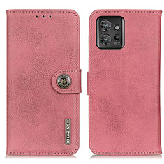 Custodia Portafoglio In Pelle Cover con Supporto K02Z per Motorola ThinkPhone 5G Rosa