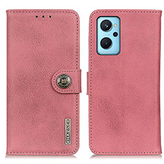 Custodia Portafoglio In Pelle Cover con Supporto K02Z per Realme 9i 4G Rosa