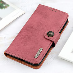 Custodia Portafoglio In Pelle Cover con Supporto K02Z per Xiaomi Poco M5S Rosa