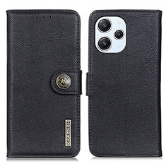 Custodia Portafoglio In Pelle Cover con Supporto K02Z per Xiaomi Redmi 12 4G Nero