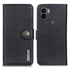 Custodia Portafoglio In Pelle Cover con Supporto K02Z per Xiaomi Redmi A1 Plus Nero