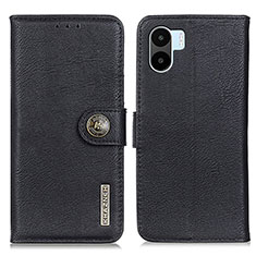 Custodia Portafoglio In Pelle Cover con Supporto K02Z per Xiaomi Redmi A2 Plus Nero