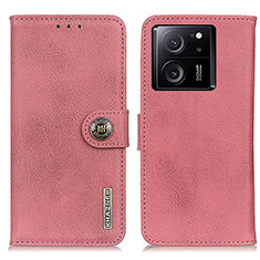 Custodia Portafoglio In Pelle Cover con Supporto K02Z per Xiaomi Redmi K60 Ultra 5G Rosa