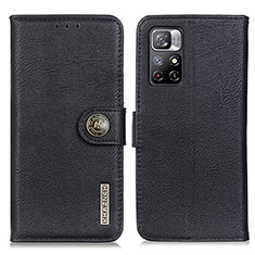 Custodia Portafoglio In Pelle Cover con Supporto K02Z per Xiaomi Redmi Note 11S 5G Nero