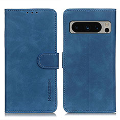 Custodia Portafoglio In Pelle Cover con Supporto K03Z per Google Pixel 8 Pro 5G Blu