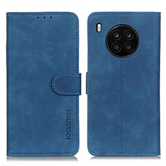 Custodia Portafoglio In Pelle Cover con Supporto K03Z per Huawei Honor 50 Lite Blu