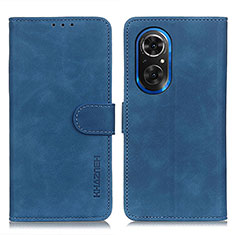 Custodia Portafoglio In Pelle Cover con Supporto K03Z per Huawei Honor 50 SE 5G Blu